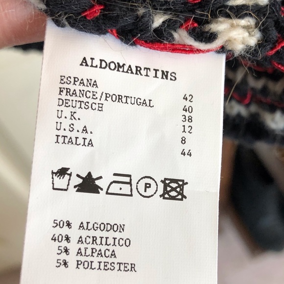 Aldomartins Plaid Woven Sweater - Picture 6 of 6